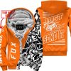 PREMIUM MX - LIMITED EDITION JUST FCKN GONNA SEND IT - CUSTOM NAME - FOX RACING - ORANGE - FLEECE ZIP HOOODIE
