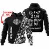 TOO FAST TO LIVE TOO YOUNG TO DIE - LIMITED EDITION - CUSTOM NAME - HARLEY-DAVIDSON - BLACK